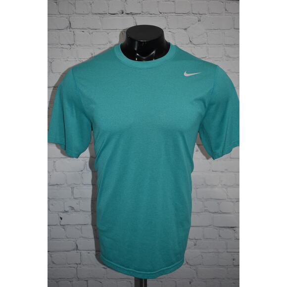 Nike Running Shirt Mens Size Large Polyester Dri-Fit Pink Blue Performance Gym - Picture 2 of 5